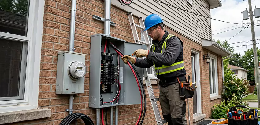 Outdoor Subpanel Installation in Cheney